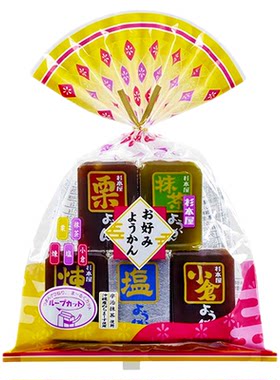 日本杉本屋羊羹糕豆沙琼脂糕点