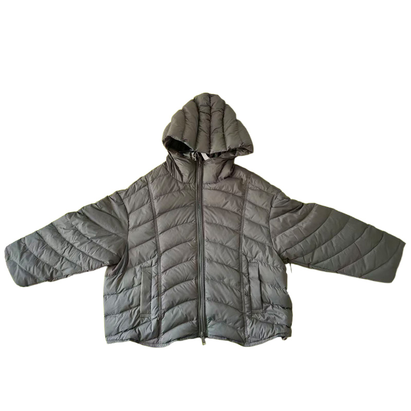 宝宝儿童轻薄款亲子排骨羽绒服女童洋气中大童薄款90白鸭绒外套