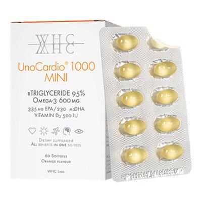 WHC小金蛋高纯度鱼油60粒