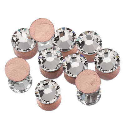 施华洛烫钻001白色施家水晶美甲