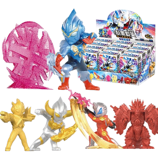 卡游奥特曼橡皮人偶第十四弹14盲盒周年版迷你特殊隐藏款预告单卖