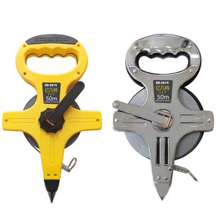 大卷尺50米30m软尺钢尺100米皮尺米尺长钢卷尺建筑工程测量手提尺