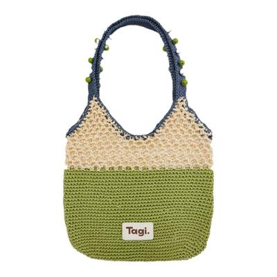 Tagi.机灵果子单肩编织包