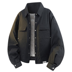 马克华菲工装风翻领羽绒服男款秋冬季新款白鸭绒男士保暖夹克外套