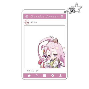 原神周边透卡钥匙扣伊涅芙菈乌玛菲林斯奈芙尔爱诺夹层亚克力挂件