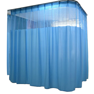 美容院医院门诊遮挡隔帘诊所病床隔断帘拉帘专用L型医用分隔窗帘