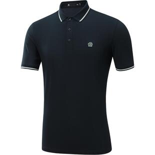 马术运动sportsday短袖POLO衫26春夏新款凉感翻领微弹刺绣T恤男