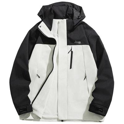 Jeep吉普冲锋夹克男登山服外套