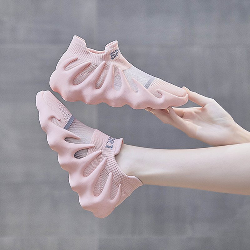 训练健身鞋女跳绳厚底跑步机鞋瑜伽室内专用软底轻便减震运动鞋女