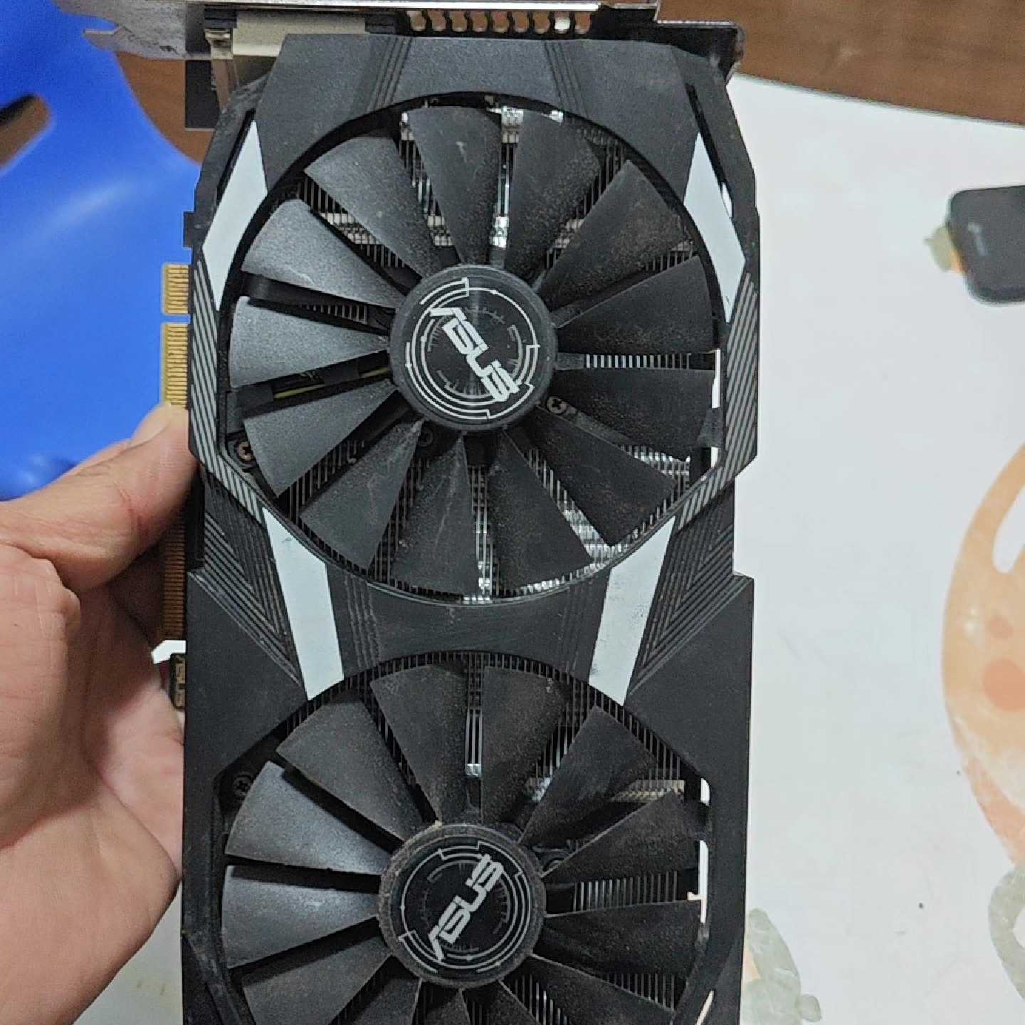 【议价-可维修】华硕显卡，型号RX580 8G，开机能通电，风扇转一图片