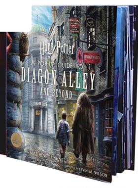 哈利波特立体书 穿越对角巷 英版精装 英文原版 Harry Potter A Pop Up Guide to Diagon Alley and Beyond 哈利波特周边