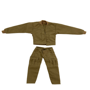 现货新款112 兵人男 6寸可动人偶蚂蚁方大头NW岚素体夹克裤子套装