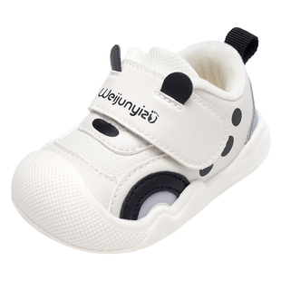 炜俊亿足宝宝学步鞋棉鞋冬季款加绒男童鞋女童婴儿鞋子软底机能鞋