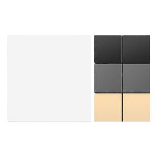 86型插座开关空白面板遮丑板堵洞超薄粘贴式自粘带出线孔暗盒白板