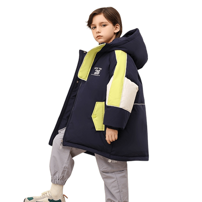 男童中长款加厚羽绒服康博