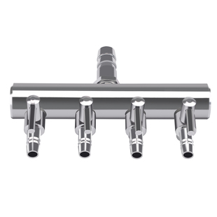 鱼缸增氧泵不锈钢分流器氧气管分接头气泵气量调节阀门增氧机配件