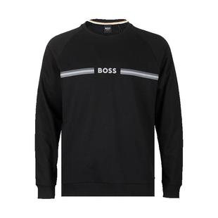 Hugo Boss雨果-博斯男字母logo全棉套头卫衣男士2025新款XY推广