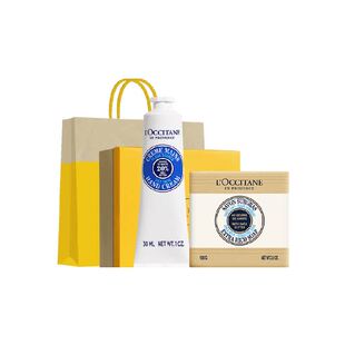 欧舒丹乳木果手霜30ml+香皂100g礼盒补水保湿滋润呵护留香送礼