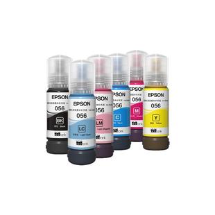 爱普生(EPSON)056系列淡青色墨水瓶6色原装墨水（适用L8058/L18058）