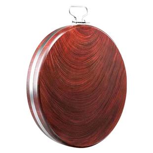 酒店用加厚铁木砧板实木家用切菜板防霉抗菌案板圆形菜墩蚬木粘板