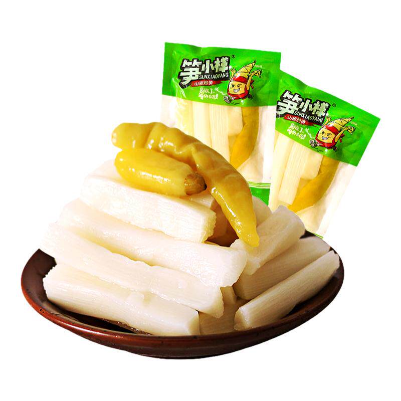 笋大样山椒脆笋泡椒竹笋尖笋条片网红吃货解馋小零食小吃休闲食品
