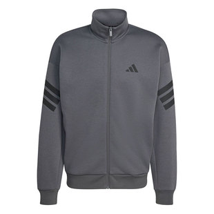 滔搏丨adidas阿迪达斯男子三条纹立领运动休闲夹克外套KD5235