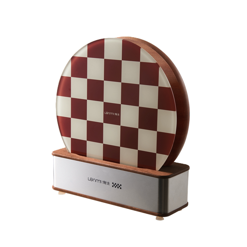 懒米轻奢棋盘格唱片菜板套装