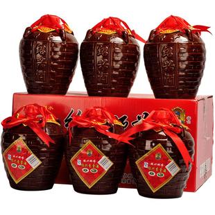 绍兴黄酒 师爷传统手工香雪酒 甜型 一箱1.5L*6坛特惠