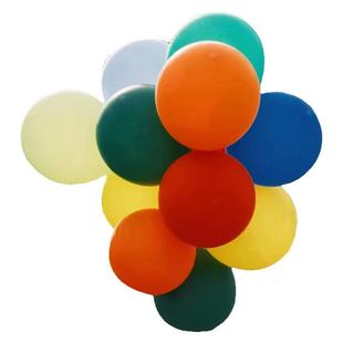 10寸加厚防爆彩色乳胶气球儿童无毒生日装饰宝宝户外拍照道具女孩