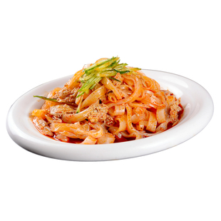 杂八得擀面皮宝鸡岐山正宗西安特产夜宵凉皮小吃速食面筋红油面皮