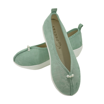 乌衣巷素青登云履汉服鞋女