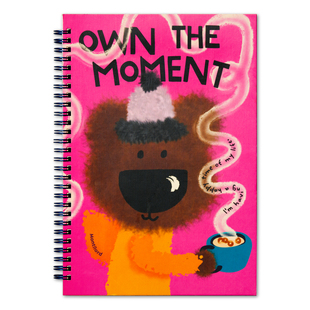 新品『Montilord』厚线圈本A5B5方格厚纸拥有此刻个性记事护眼防水平摊顺滑笔记好写美式学生ins风文具高颜值