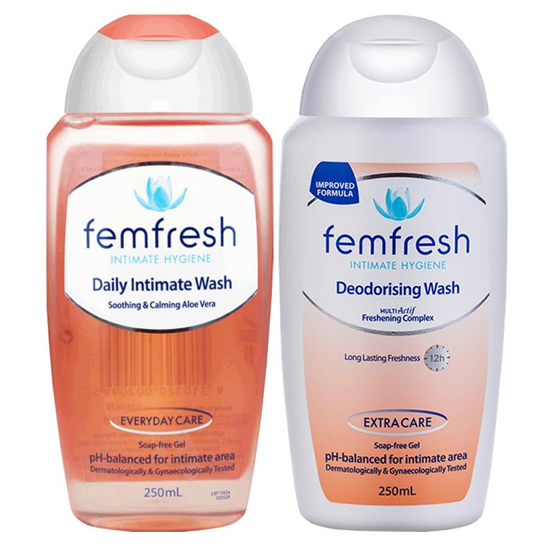 【自营】Femfresh芳芯女性私处洗护液250ml*2私密护理清洗液澳版