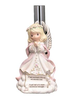 moments祝福天使玫瑰花水滴娃娃