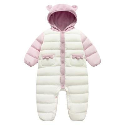 迷你巴拉男女童小蛋仔羽绒连体衣