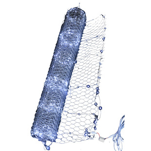 婚庆星空网灯铁丝造型渔网灯带婚礼布置满天星商场发光吊顶装饰灯