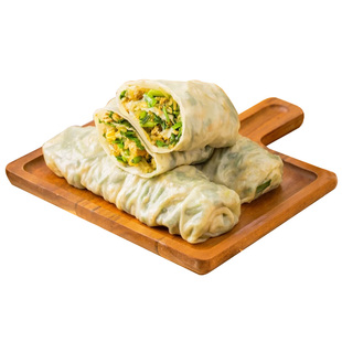 菜蟒河南特产菜龙营养早餐手工半成品水晶菜卷子面食韭菜鸡蛋馅饼