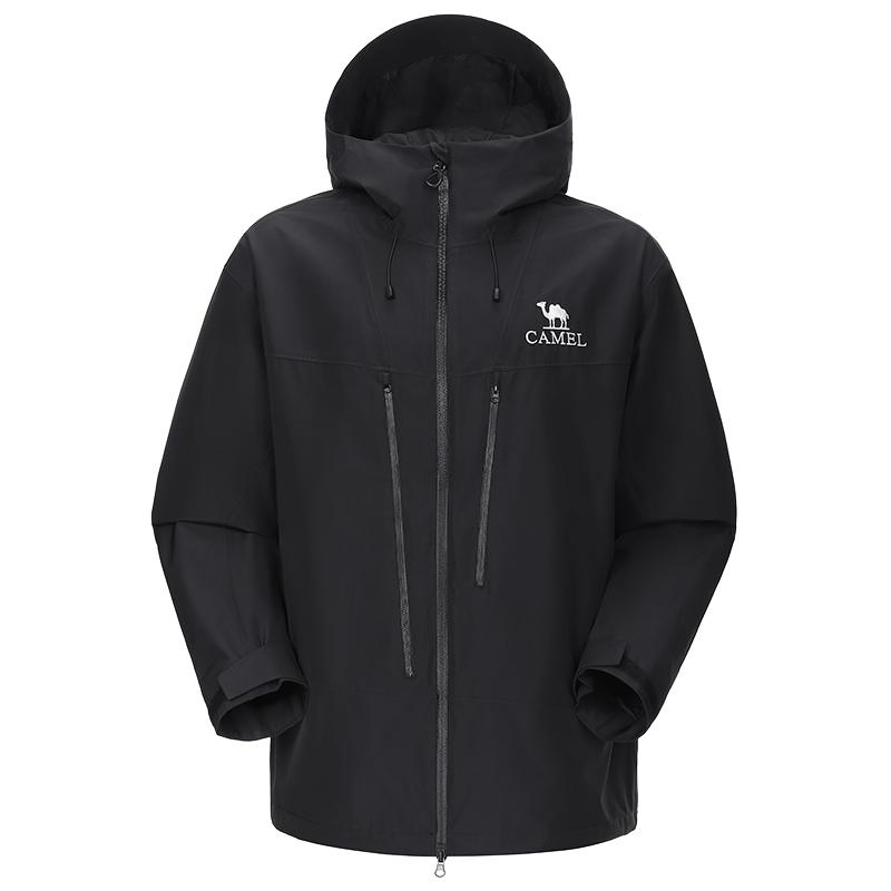 骆驼户外经典2.0硬核冲锋衣暴雨防水机能夹克外套男款单层登山服