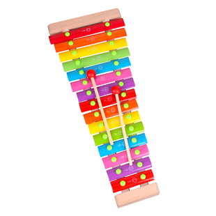 儿童15音琴手敲琴木琴铝片铝板琴专业奥尔夫打击乐器益智音乐玩具