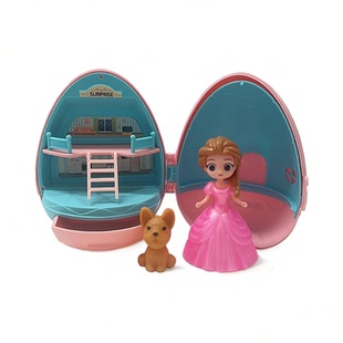 艾莎公主奇趣蛋安娜白雪公主儿童玩具女孩版小女孩玩具