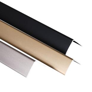 铝合金自粘收边条木地板收口条瓷砖大理石包边条7字直角l型条扣条