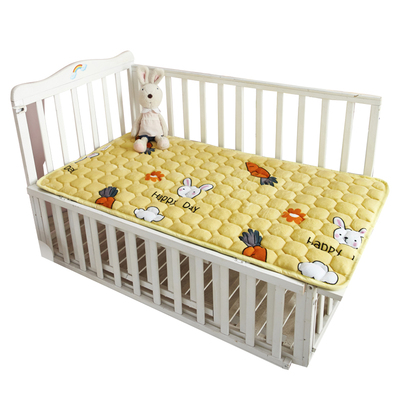 法兰绒幼儿园加厚保暖被褥床垫