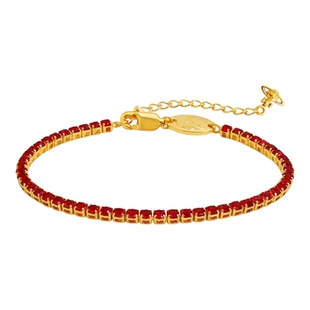 CAMIERY西太后红方钻手链女款2026新款轻奢小众精致马年本命年