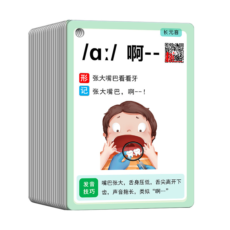 新版英语48个国际音标卡片