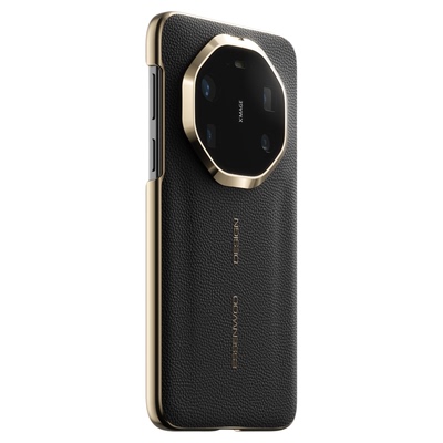 适用华为mate80promax皮纹手机壳