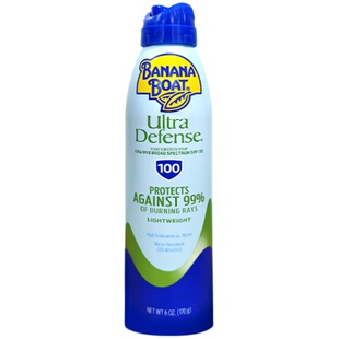 香蕉船高倍防晒喷雾SPF100防紫外线轻薄低敏防水防汗