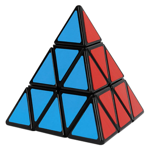 圣手金字塔魔方三阶传奇s三角形顺滑比赛专用幼儿园儿童益智玩具