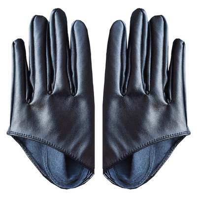 皮手套短半掌赛博朋克哥特