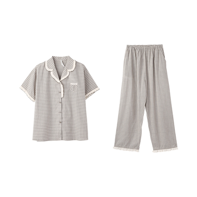 安之伴男女款夏季纯棉家居服