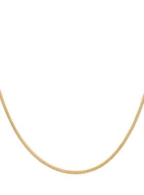 长款锁骨链铜镀金高品质蛇骨链